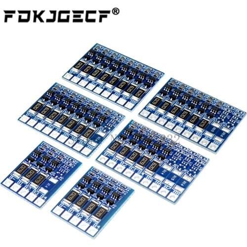 3S 4S 5S 6S 7S 8S 21V 4.2v li-ion balancer board 18650 li-ion balncing full charge battery Balance Function Protection Board