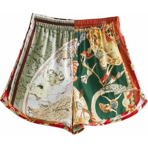 Basics All Over Print Mini Regular Shorts DLZK045