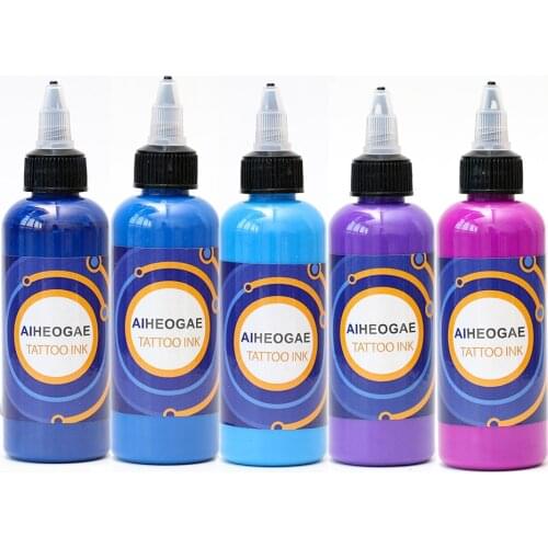 14 Colors 90ml 1 Bottle Natural Plant Professional Tattoo Ink for Safe Tattoos and Body Art Lasting Permanent Tattoo Pigments