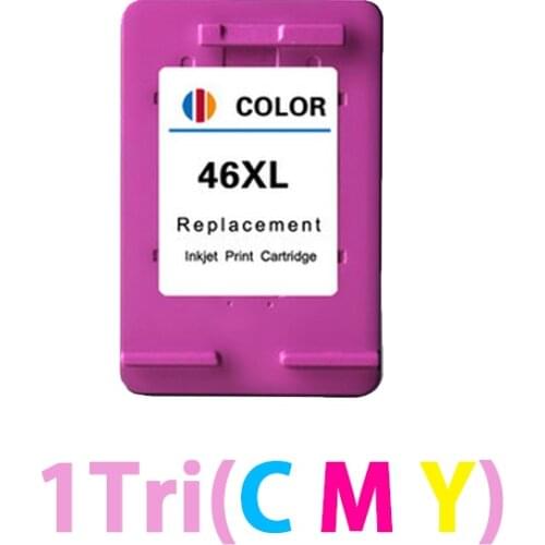 Ink cartridge Compatible For HP 46 46XL Ink Cartridge DeskJet 2020hc 2025hc 2520hc 2029 2529 4729 printer For HP46 XL cartridge
