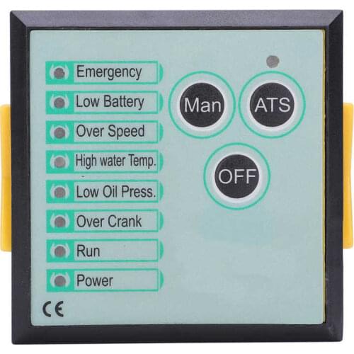 Diesel Generator Set Controller Plastic Remote Control Shutdown Flameout Component GTR17 Diesel Generator Remote Control