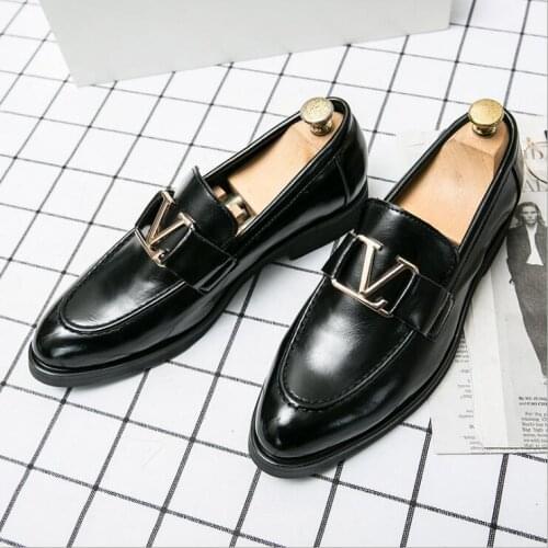 JHGCCL Mens Leather Shoes