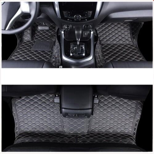 Lsrtw2017 Fiber Leather Car Interior Floor Mat for Nissan Terra 2018 2019 2020 2021 Styling Accessories Sticker Carpet Cover Rug