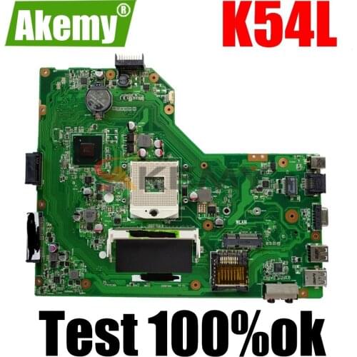 AKEMY K54L Laptop Motherboard For ASUS K54L K54LY X54H NoteBook Computer Test Original Motherboard REV2.0 GM
