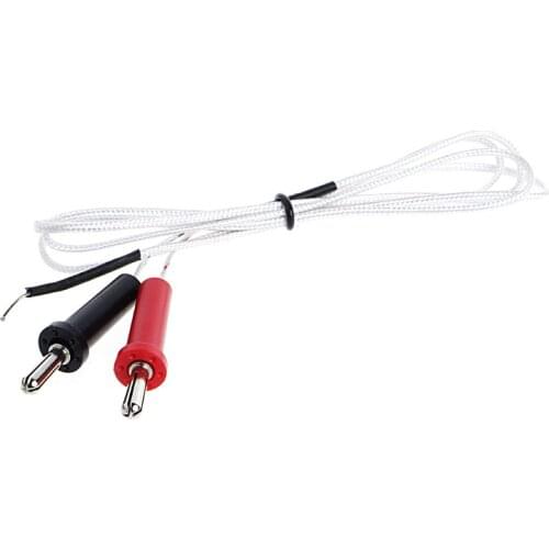 Multimeter Temperature Probe, TP-01A K-type Wire Temperature Humidity Test Thermocouple Sensor Probe 100cm -50° To 350