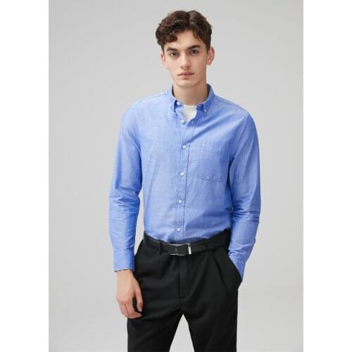 Top Quality Men Dress Shirt Non Iron Fashion Long Sleeve Business Formal Regular Fit Office Camisa Social Smart Casual Shirts