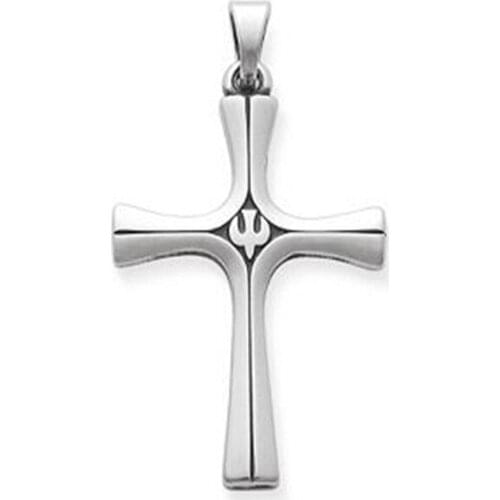 Embrace peace Serenity Cross charm