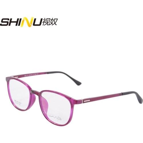 New prescription eyewear women men optical glasses retro round eyeglass frames design in Italy 5 color TR3023