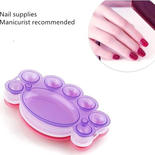 1PC Palette paint tray Nail painting tools For Nail Art Display Gel Polish Varnish Color Showing Rack False Nails Manicure tool