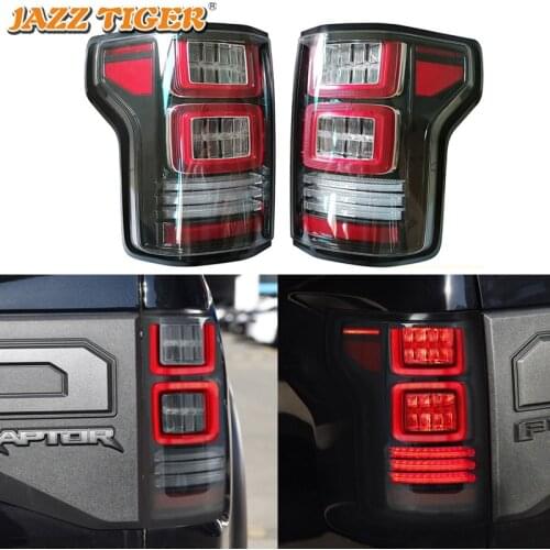 Tail Light Taillights for Ford F-150 F150 Svt Raptor 2015 2016 2017 2018 2019 Trailer Rear Lights Led Stop Signal for Cars Fog