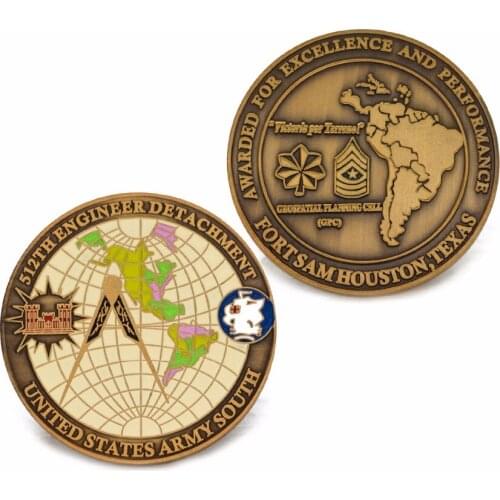 Custom Navy Souvenir Coin cheap custom produce military Coin enamel