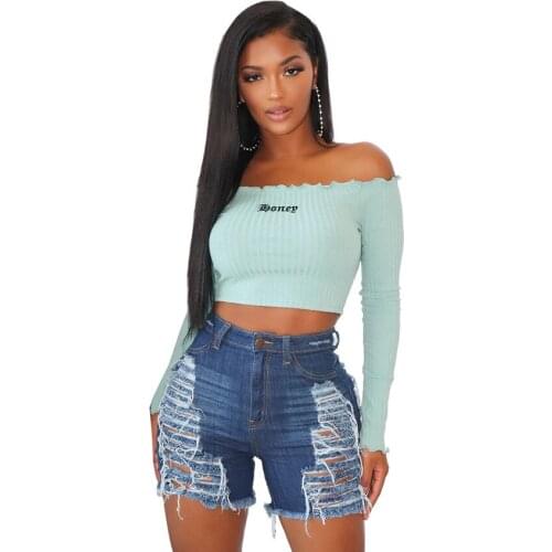 Plus Size S-5XL Ripped Jeans Hotpant Sexy Women Denim Distressed Casual Shorts Jeans Holes Short Pants