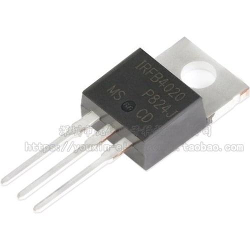 10pcs / 1 lot Original IRFB4020PBF TO-220 N-channel 200V/18A in-line MOSFET