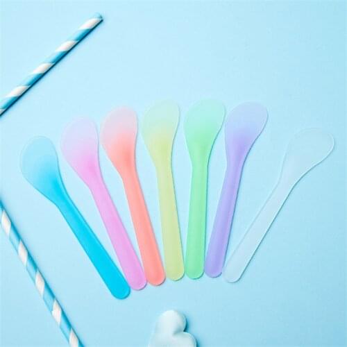 10pcs Professional Makeup Brushes Silicone Brush DIY Mask Scoop Tool Flat Head Stick Silicone Cosmetic Beauty Tools