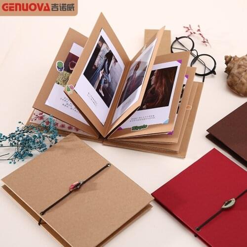 DIY accordion album pasting kraft paper collection manual album polaroid album photo photo album 5x7 photo album