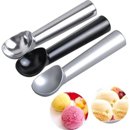 Non-stick Anti-feeze Ice Cream Scoops 1.5oz Aluminum Alloy Cream Spoon Ice Mould For Home Summer Kitchen Accessories Tools