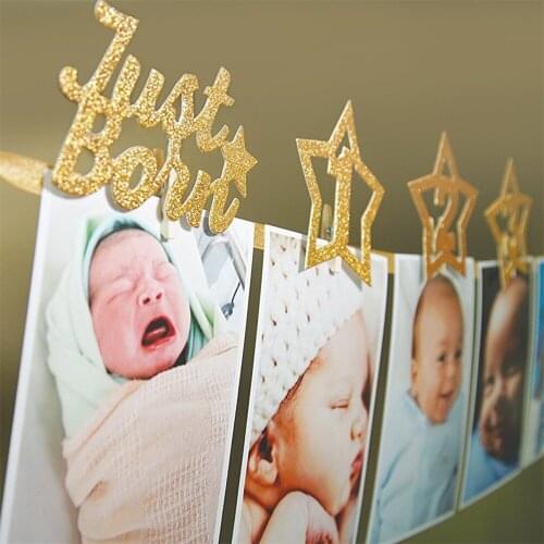 3 Meters Glitter Babys First Birthday Banner Birthday Banner 1st Birthday Banner Photo Banners Garland With Clips