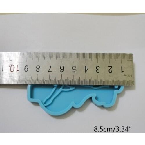 Shiny Breastfeeding Mother Baby Mold Silicone Mold Epoxy Resin Keychains Mould DIY Jewelry Key Ring Pendant Decoration Tool W0YA