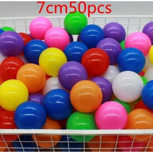 Bobo ball 50 pcs lot Eco-Friendly Colorful Balls Plastic Ocean Balls Funny Baby Kid Swim Pit Toy Water Pool Ocean Wave Balls 7cm