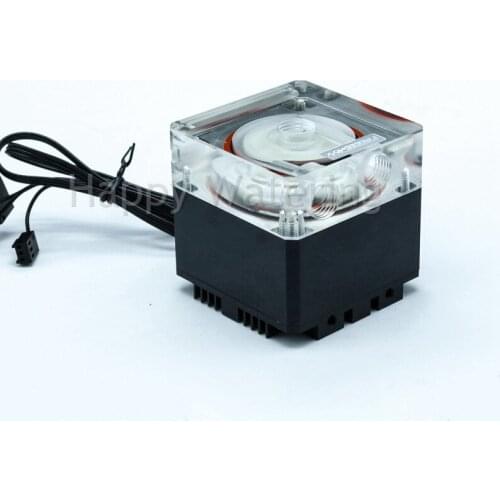 Black Super Quiet Water Cooling Pump DC 8W 800L/H Flow with 4M Lift Professional for Computer Water Cooler