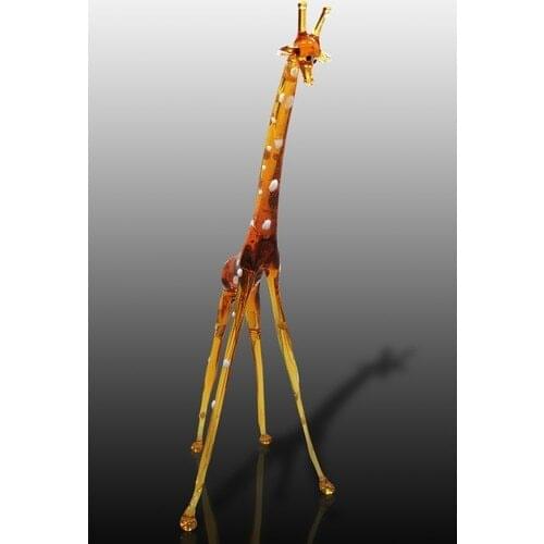 Decorative Glass Figurine Handmade Giraffe