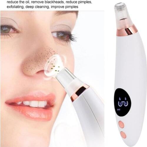 Electric Blackhead Remover Vacuum Pore Cleaner Ultrasonic Vibration Skin Scrubber Acne Extractor Face Sprayer Cleansing Device