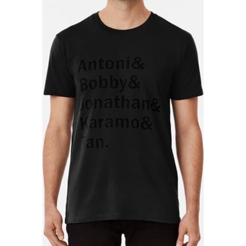 Queer Eye , The Fab 5. ( In Black ) T Shirt Queer Queer Eye Names Gay Pride Lgbt Gay Karamo Brown Bobby Berk