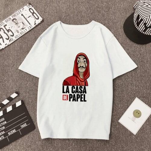 Money Heist Tshirt Women Summer The La Casa De Papel T Shirt Vogue Casual Fashion House Of Paper Tshirt Fashion Top Tees