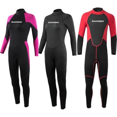 Women Men Wetsuit Full Body 2mm Neoprene Adult Wetsuit Long Sleeve Surf Swim Dive Scuba Jumpsuit Guard Suit Snorkeling Wet Suit