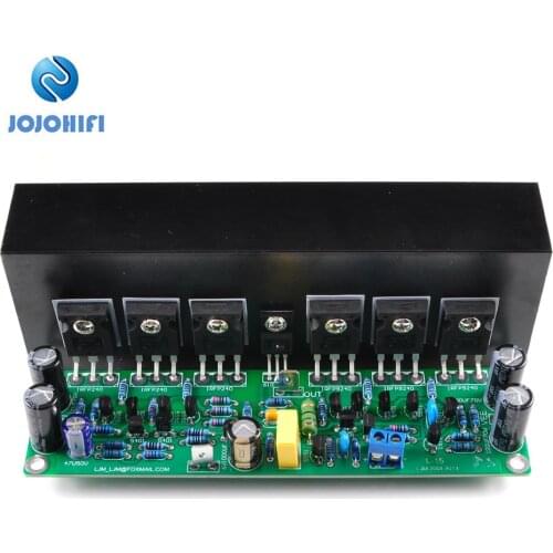 1pc L15 Finished Board with Radiator Heat Sink IRFP240 IRFP9240 Mono FET Amplifier Audio MOSFET Sound Amplifiers Assembled Board
