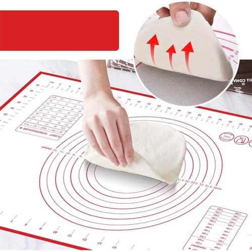 Kitchen Tool Silicone Baking Mat Non-stick for Rolling Dough Cake Rolling Fondant Pastry Bakeware Accessories Cooking Gadgets