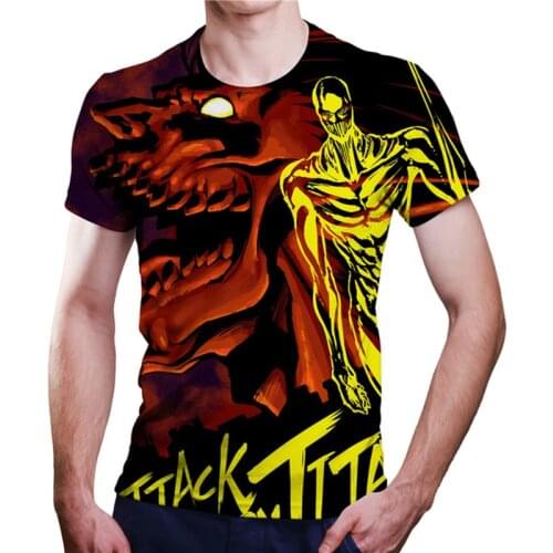 Shingeki nenhum kyojin anime roupas manga ataque em titan t camisa camisas para homem topos ropa hombre camiseta masculina