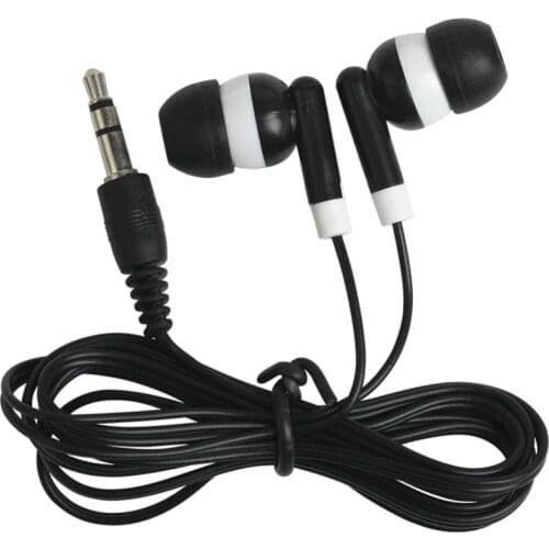 Wholesale Colorful Disposable Earphones Low Cost for Theatre Museum School Library Hotel Hospital Gift 500pcs/lot