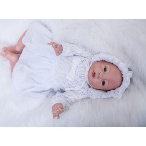 New Arrival Sudoll About 20" Reborn Soft Silicone Vinyl Doll Handmade Lifelike Newborn Doll Cute BB Doll