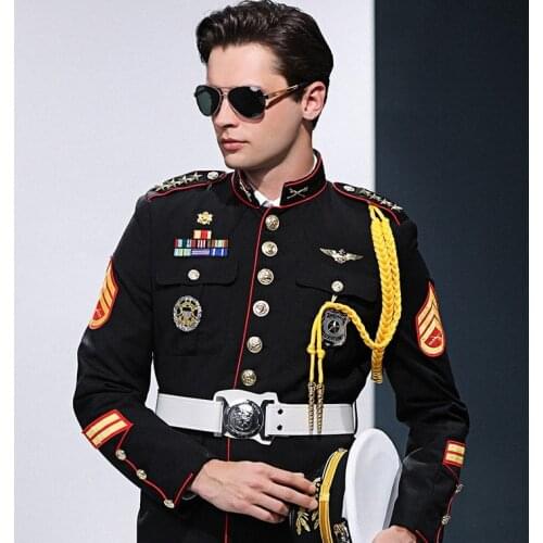 Autumn captain Seaman Costume Quality Seafarer Uniform luxury cruise ship Security Guards Suits Hat Jacket Pants Accessories
