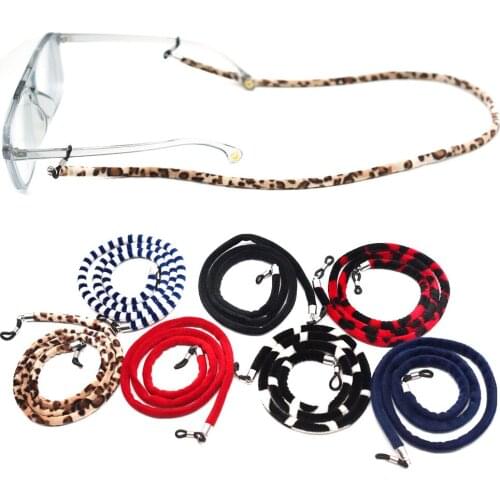 Plush Eyeglass Rope Sunglasses Neck String Cord Retainer Strap Chain Cord Reading Glasses Chain String Holder Neck Cord Eyewear