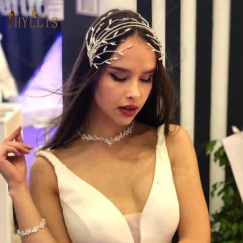PHYLLIS A243 Bling Wedding Hair Accessories for Brides Birthday Girl Crown Bridal Headpieces Wedding Headwear Gold Women Tiara