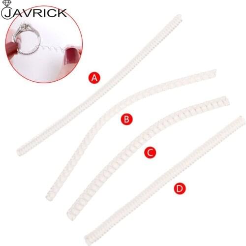 Ring Adjuster Invisible Transparent Spiral Cord Tension Reducer Adjustable Sizes