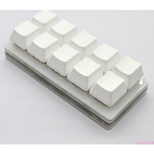 Programmable Keyboard 10Keys USB Macro Programming Mechanical Keyboard Custimize DIY For Game Drawing Media Player