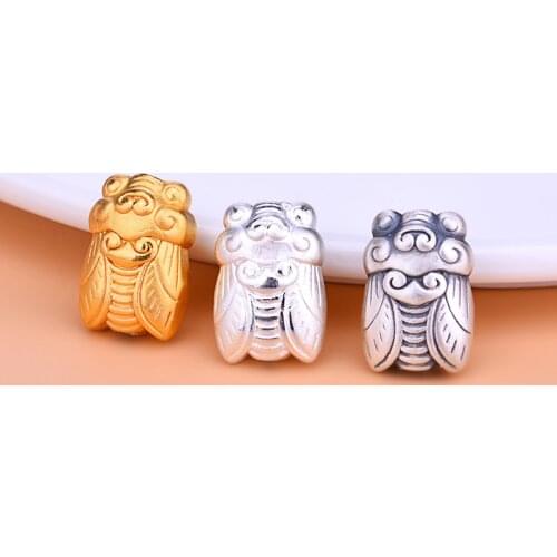 S9993d hard silver jewelry accessories, Xia Chan loose beads, handmade diy bead string material woven accessories