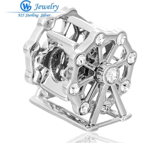 Silver Loose Beads Charm For Jewelry Making 925 Sterling Silver European Brand Diy Bracelet Snake Chain Wholesale Beads X217H20