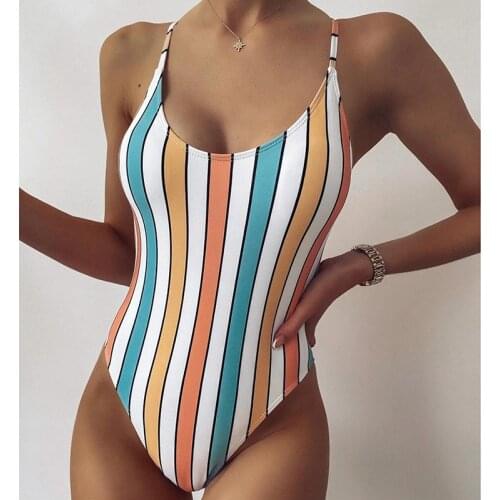 LAWEHXF One Piece Swimwear Swimming Suit for Women Vintage Swimsuit Bathing Suits Summer Beachwear Classic Slimmin Monokini