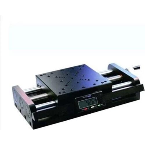 SSP-301MP Digital Manual Stage, High precision Micrometer Screw Linear Translation Platform, Displacement Station, 50mm Travel