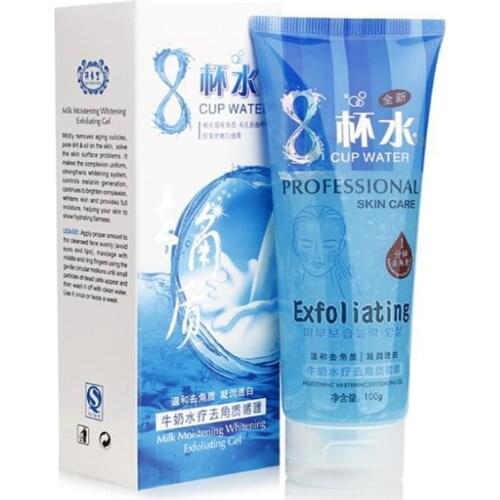 Face Cleanser Gentle Facial Scrub Exfoliator Moisturizing Deep Cleansing Skin Renew Whitening 100g