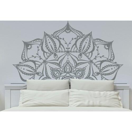 YOYOYU Mandala Vinyl Art Wall Stickers Lotus Flower Namaste Bohemian Removeable Decal Bedroom Home Decoration ZX378