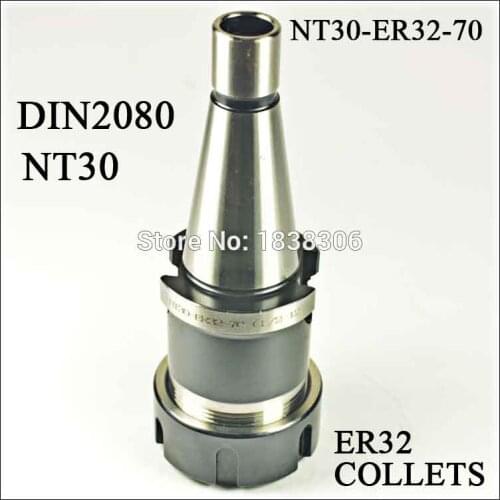 1 pcs NT30 Toohlholder ER 32 collet drill chuck DIN2080 COLLET CHUCK HOLDER FOR CNC machine MILLING LATHE TOOLS