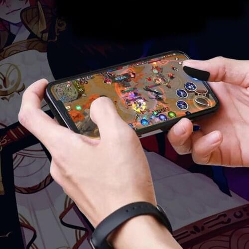 10pcs 18-Pin Disposable Finger Covers Game Controller for PUBG Sweat Proof Sensitive Touch Screen Gaming Fingertip Thumb Sleeves