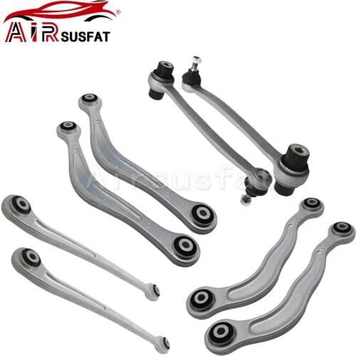 8 PCS Full Set Rear Axle Suspension Control Arm For Mercedes Benz S Class W220 2000-2005 2203502406 2203502606 2203502206