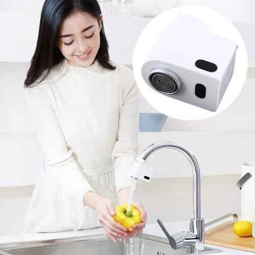 Automatic Faucet Motion Sensor Hand Free Adapter Tap Kitchen Bathroom Autowater