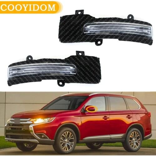 Car Rear View Side Mirror For Mitsubishi Outlander 2013 2014 2015 2016 2017 2018 For Lancer 2016 LED Turn Signal Light Lamp